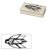 小カタツムリの妖精 ラバースタンプ (押印)