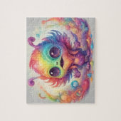 小カラフルさなかわいい怪物 ジグソーパズル (縦)