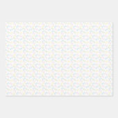 小カラフルベビー足プリント ラッピングペーパーシート (正面2)