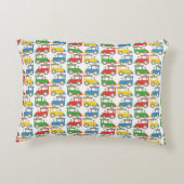 小カラフル列車のパターン アクセントクッション (裏面)