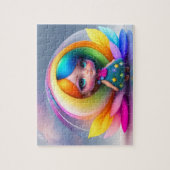 小カラフル妖精 ジグソーパズル (縦)