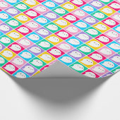 小カラフル幽霊 ラッピングペーパー (角)