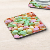 小カラフル形マシュマロプリントコースター コースター (左側)