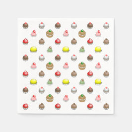 小カラフル菓子 スタンダードカクテルナプキン