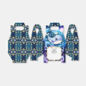 小カラフル鯨赤ちゃんシャワー フェイバーボックス (折り畳みなし)