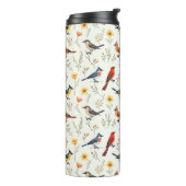 小カラフル鳥 タンブラー (回転左)