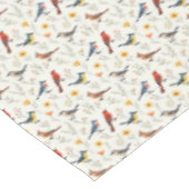 小カラフル鳥 テーブルクロス (アングル)