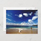 小カリブの領アンティル、西インディ、2 ポストカード (正面/裏面)