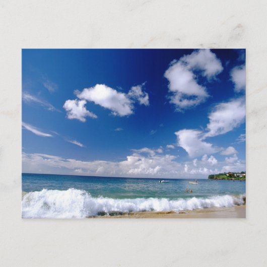 小カリブの領アンティル、西インディ、5 ポストカード (正面)