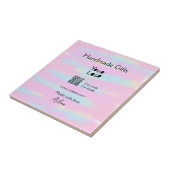 小ガーリー事業の手作りギフト愛QR作り タイル (側面)