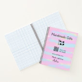 小ガーリー事業の手作りギフト愛QR作り ノートブック (内部)