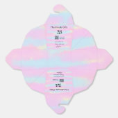 小ガーリー事業の手作りギフト愛QR作り フェイバーボックス (見開き)