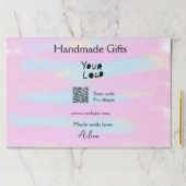 小ガーリー事業の手作りギフト愛QR作り ペーパーパッド (インサイチュ)