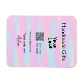 小ガーリー事業の手作りギフト愛QR作り マグネット (横)