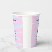 小ガーリー事業の手作りギフト愛QR作り 紙コップ (右)