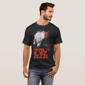 小クール年マンガアニメダンダダン Tシャツ (正面フル)