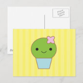 小サボテン ポストカード (正面/裏面)