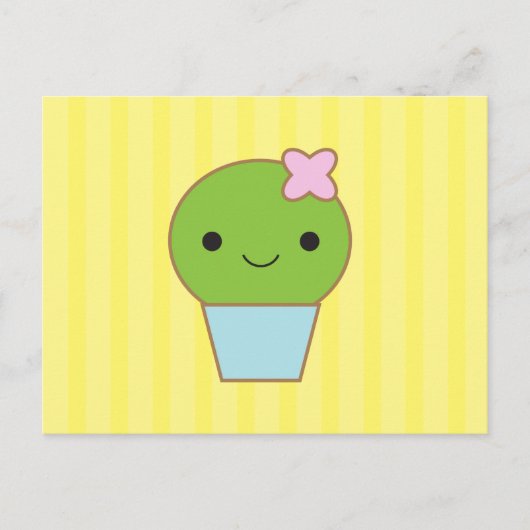 小サボテン ポストカード (正面)