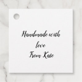 小シンプルミニマル手作りビジネスGIFTラベル フェイバータグ