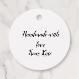 小シンプルミニマル手作りビジネスGIFTラベル フェイバータグ