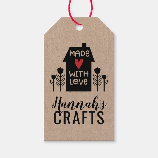 小シンプル商好きのかわいい商品 ギフトタグ (正面)