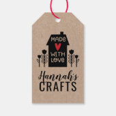 小シンプル商好きのかわいい商品 ギフトタグ (裏面)