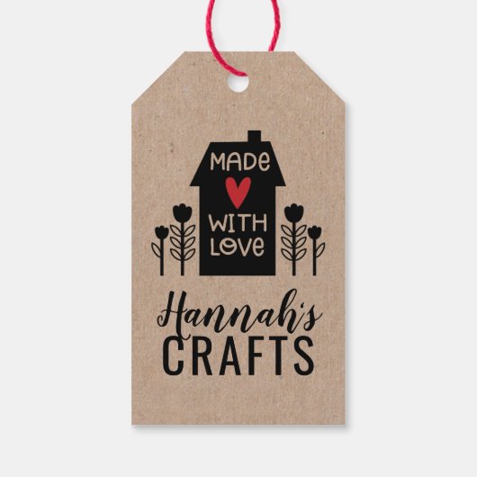 小シンプル商好きのかわいい商品 ギフトタグ (裏面)