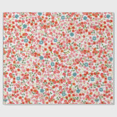 小シンプル型の花の可愛い柄。高 – c ラッピングペーパー (フラット)