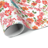 小シンプル型の花の可愛い柄。高 – c ラッピングペーパー (ロールコーナー)
