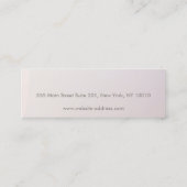 小スタッエレガントドイヤリング表示ホルダー スキニー名刺 (裏面)