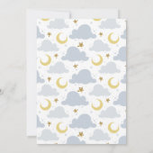 小スターのカップルの赤ちゃんシャワーの招待状 招待状 (裏面)