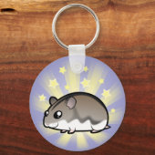 小スター矮星ハムスター キーホルダー (正面)