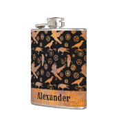 小ステームパンクラスティギアとカラス名前をカスタムする フラスク (左)