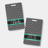 小ドットラゲージタグ バッジ (正面＆裏面)