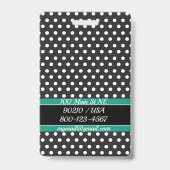 小ドットラゲージタグ バッジ (裏面)