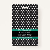 小ドットラゲージタグ バッジ (裏面)