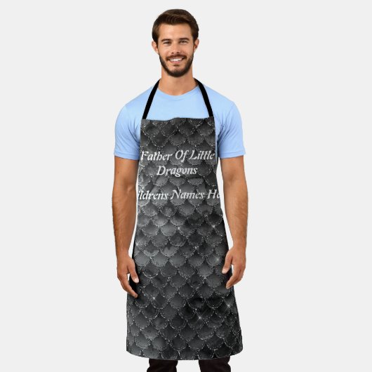 小ドラゴンの父 エプロン (着用した状態)