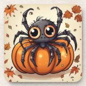 小ハロウィーンスパイダー コースター (正面)