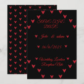 小ハート結婚ズ セーブザデート (正面/裏面)