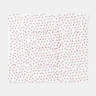 小ハート フリースブランケット