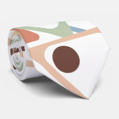 小パステル三角形 ネクタイ (ロール)