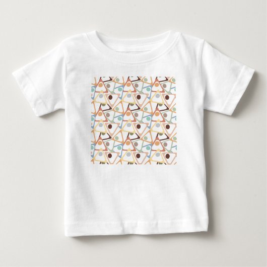 小パステル三角形 ベビーTシャツ (正面)