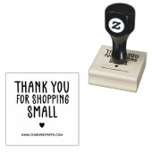 小パーソナライズされたさいショッピング ラバースタンプ (押印)