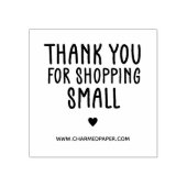 小パーソナライズされたさいショッピング ラバースタンプ (インプリント)