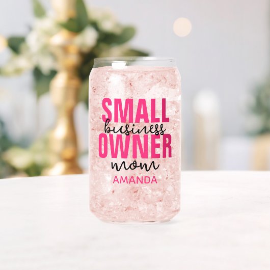 小パーソナライズされた事業主ママ母の日 ガラス缶 (インサイチュ (ウェディング))