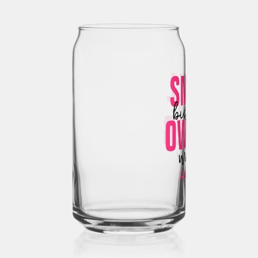 小パーソナライズされた事業主ママ母の日 ガラス缶 (右)