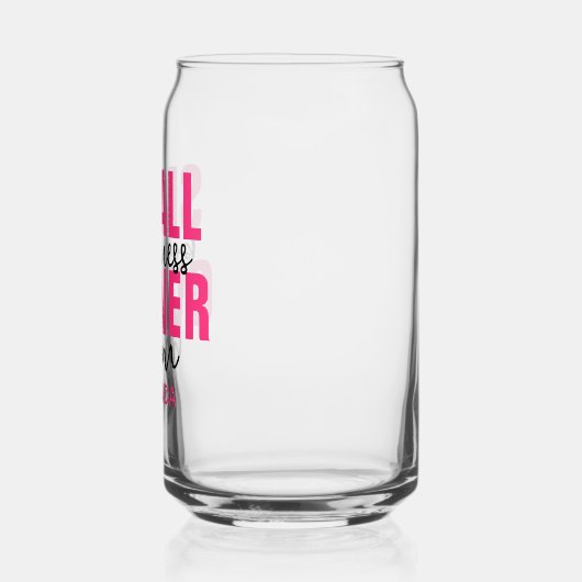 小パーソナライズされた事業主ママ母の日 ガラス缶 (左)