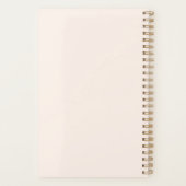 小パーソナライズされた先生プランナー プランナー手帳 (裏面)