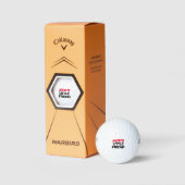 小パーソナライズされた友おもしろい達 ゴルフボール (パッケージ)