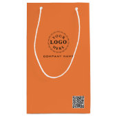 小パーソナライズされた抱き枕ブランディング スモールペーパーバッグ (裏面)